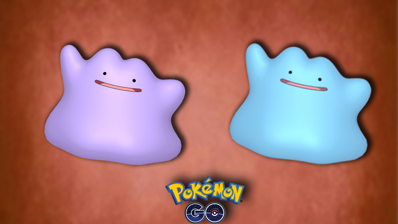 Ditto and its shiny form (Image via The Pokemon Company) Ditto and its shiny form