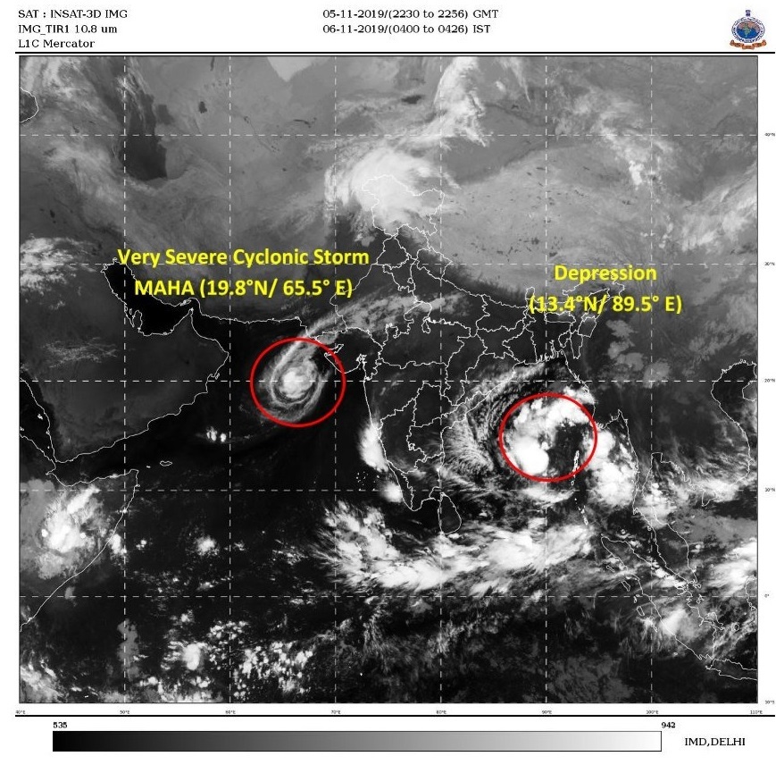 cyclonic storm maha likely to cross gujarat, cities may receive