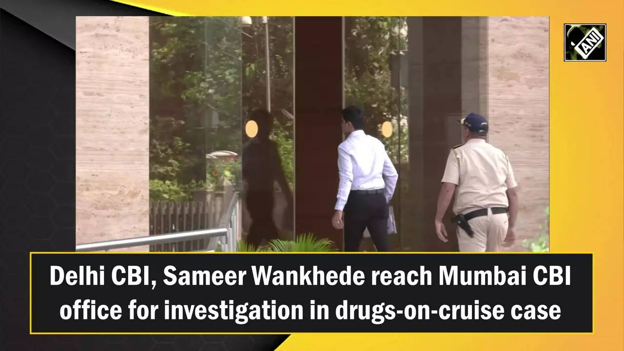 Cbi Delhi Cbi Sameer Wankhede Reach Mumbai Cbi Office For