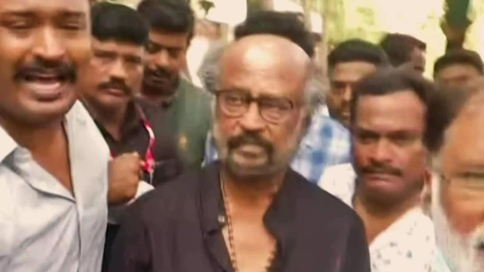 Rajinikanth Pays Tribute To Actor Sarath Babu In Chennai