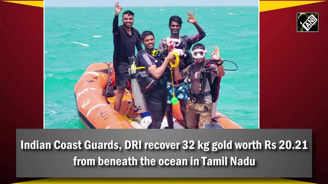 Indian Coast Guards Dri Recover Kg Gold Worth Rs Crore From