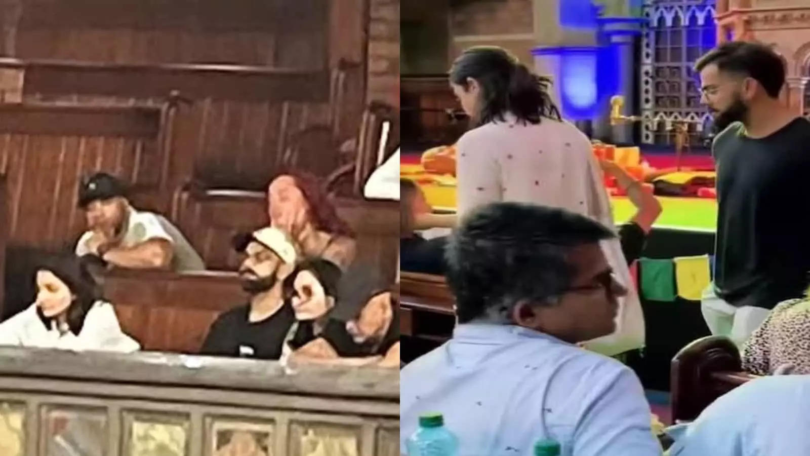 Watch Spiritual Couple Anushka Sharma Virat Kohli Spotted At Krishna