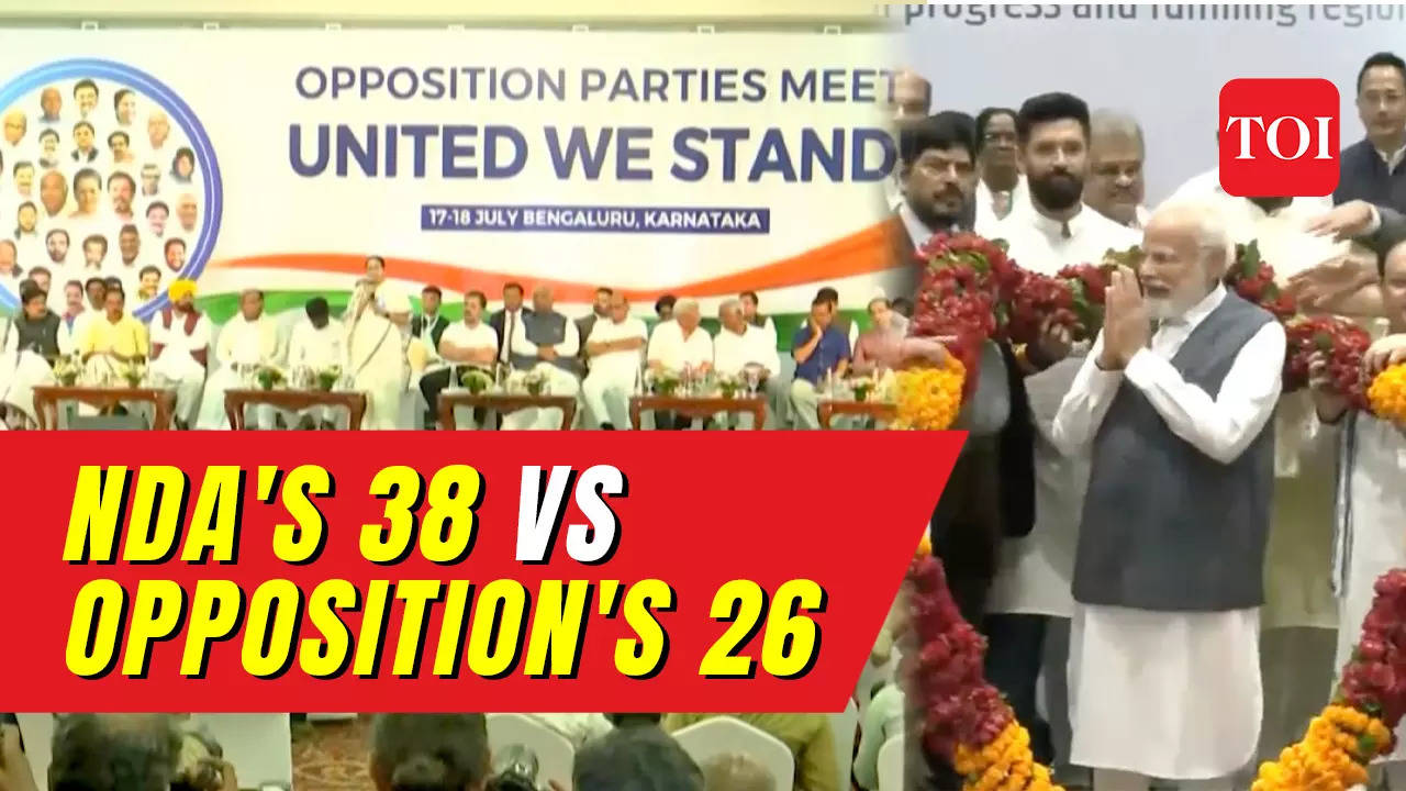 NDA S 38 Vs Opposition S 26 Rahul Gandhi Says The Fight Now Is Between