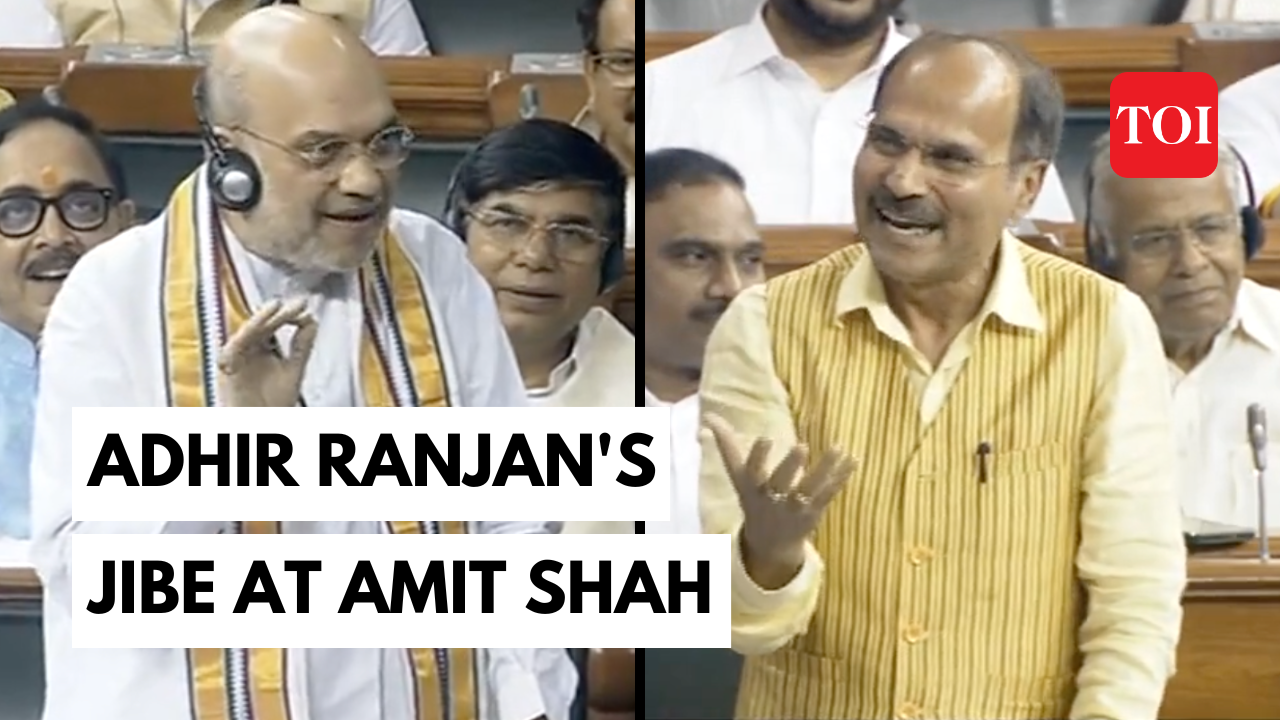 Can T Believe Amit Shah Praised Nehru Adhir Ranjan Chowdhury During