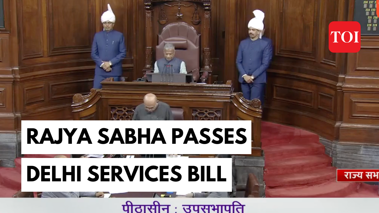 Rajya Sabha Clears Delhi Services Bill 131 MPs Vote In Favour Of Bill