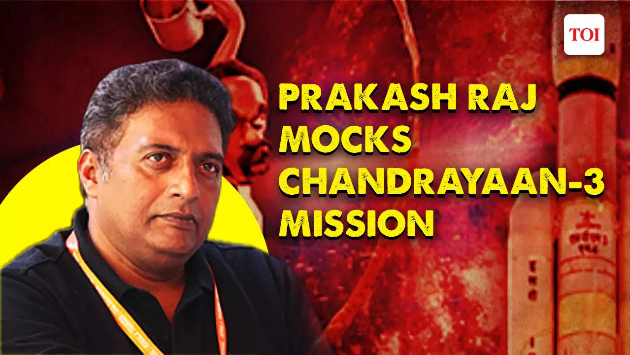 Video Actor Prakash Raj Mocks Indias Ambitious Moon Mission Chandrayaan 3