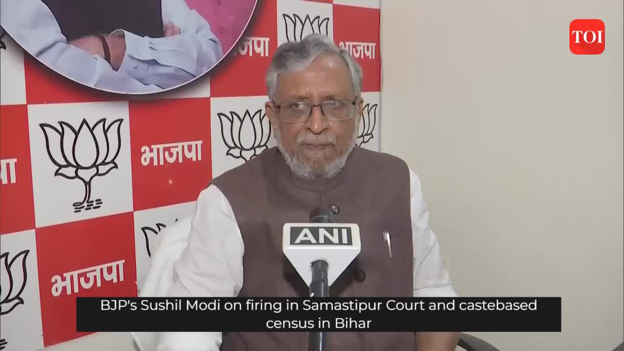 Sushil Modi On Law And Order And Castebased Census In Bihar