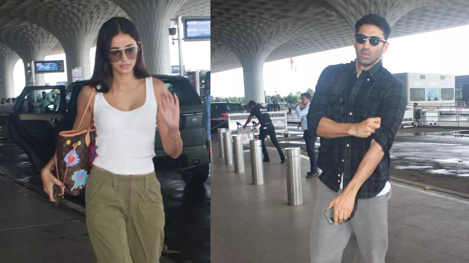 Vacation Mode Rumoured Couple Ananya Panday And Aditya Roy Kapoor