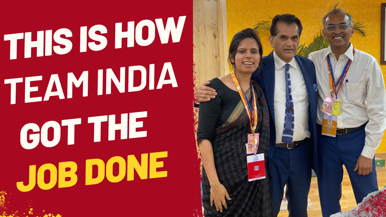 Hours Meetings India S G Sherpa Amitabh Kant Hails His Team