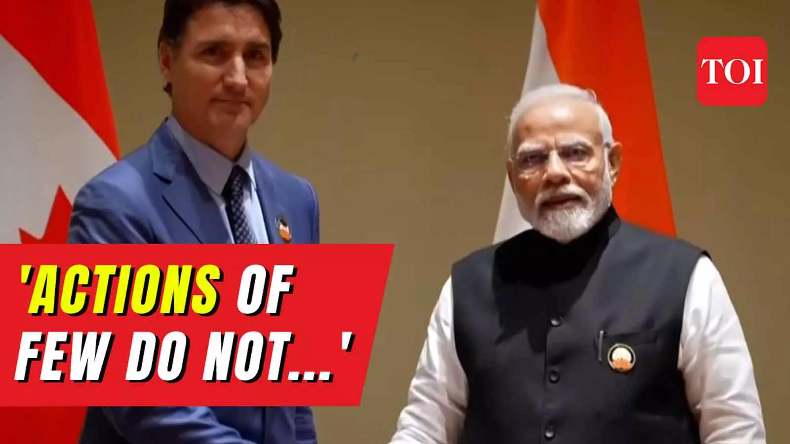 Actions Of Few Do Not Canadian Pm Justin Trudeau On Khalistan