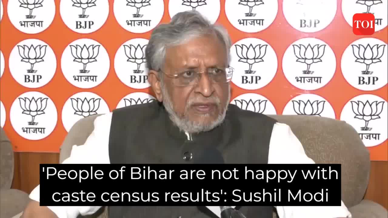 Sushil Modi On Bihar Caste Census Results