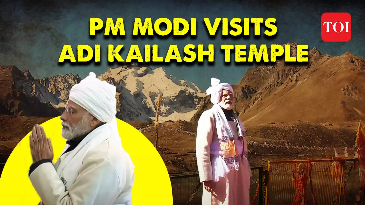 Pm Modi Visits Ancient Adi Kailash Temple In Uttarakhand To Offer