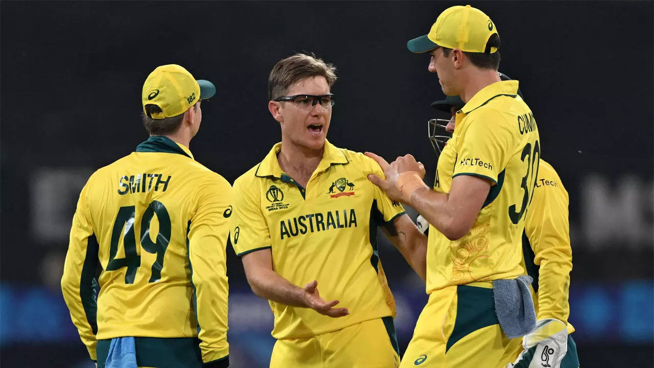 ODI World Cup: Adam Zampa Grabs Four As Australia…