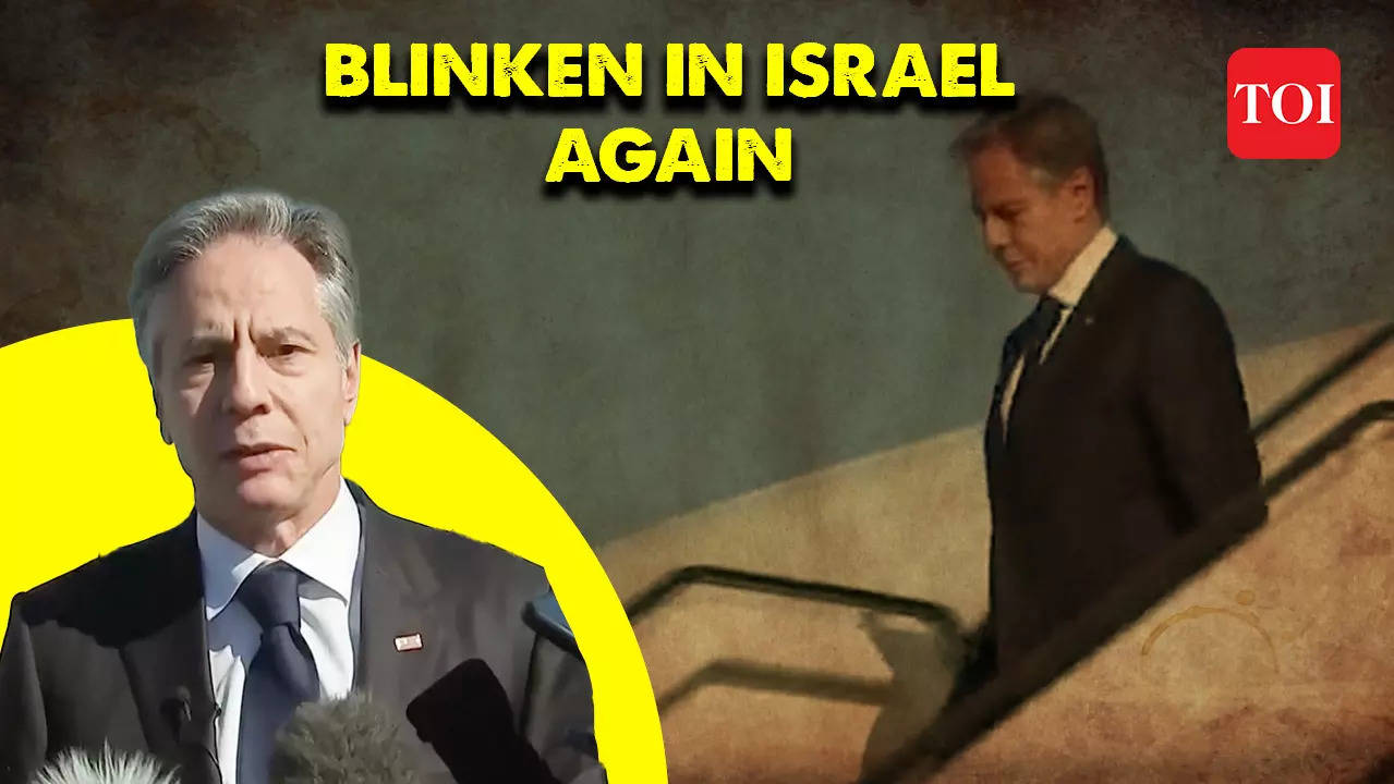 Us State Secretary Antony Blinken Lands In Tel Aviv As Israeli Forces