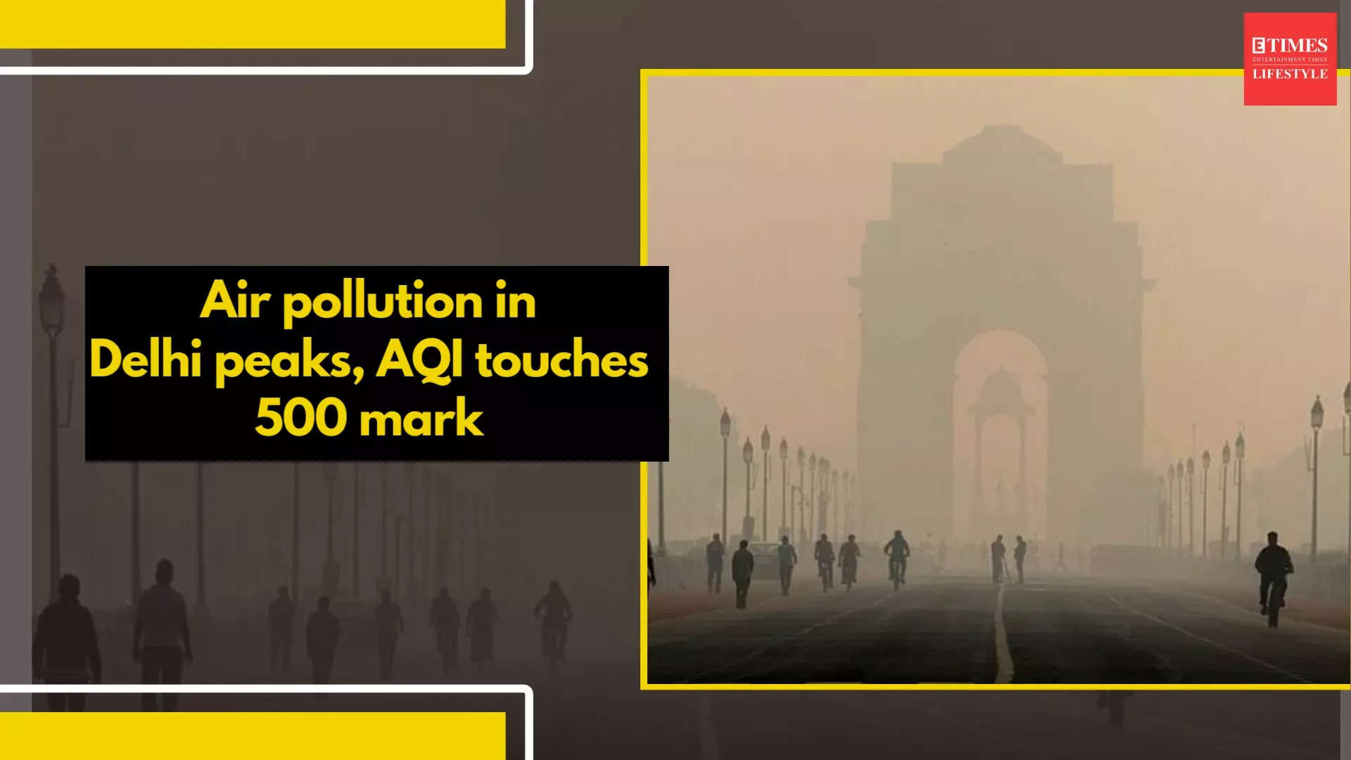 Air Pollution In Delhi Peaks Aqi Touches Mark