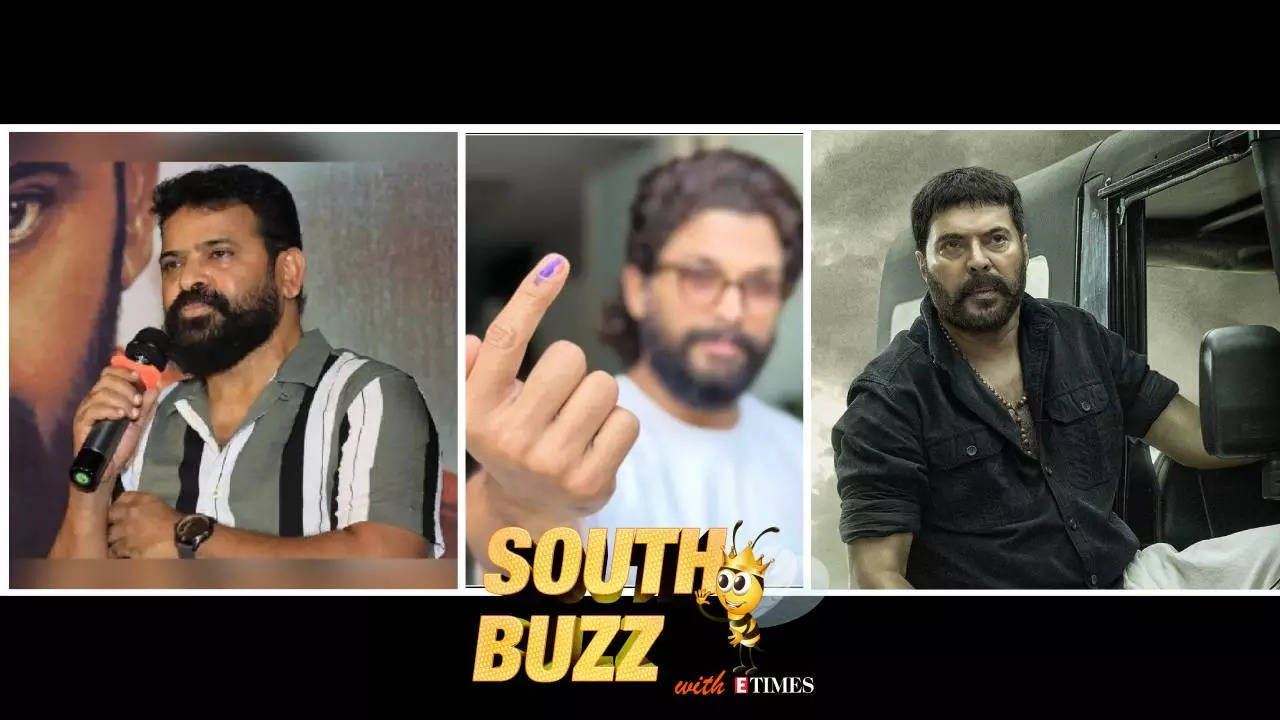 South Buzz Allu Arjun Jr NTR And Chiranjeevi Cast Their Vote In