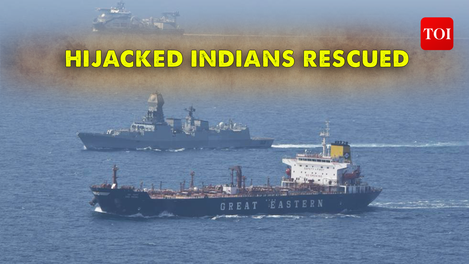 Marcos Rescues Crew On Hijacked Vessel Indian Navy Launches Anti