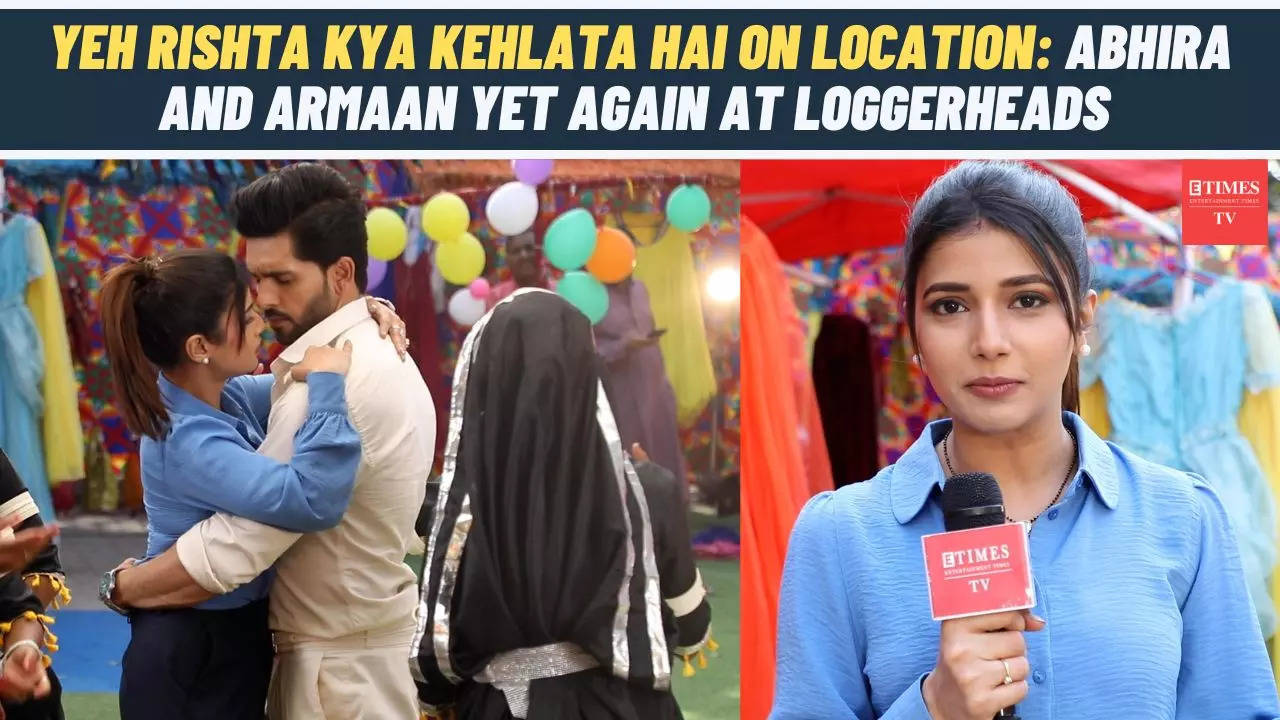 Yeh Rishta Kya Kehlata Hai On Location Abhira And Armaan Bump Into