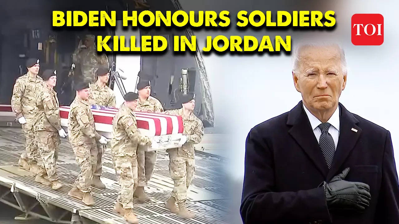 President Biden Honours Fallen Heroes In Dignified Transfer Ceremony