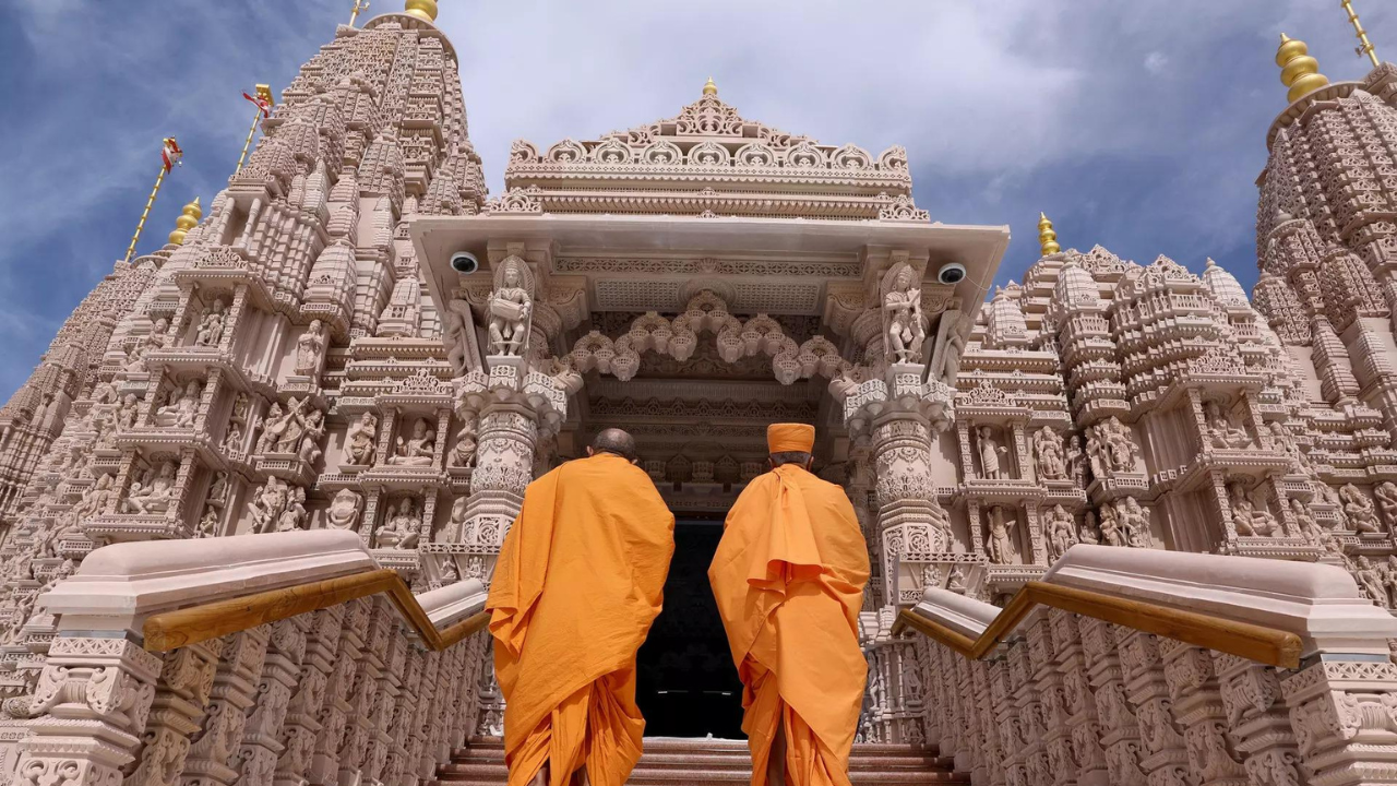 Glimpse Of Abu Dhabi S First Ever Hindu Temple To Be Inaugurated By Pm Modi