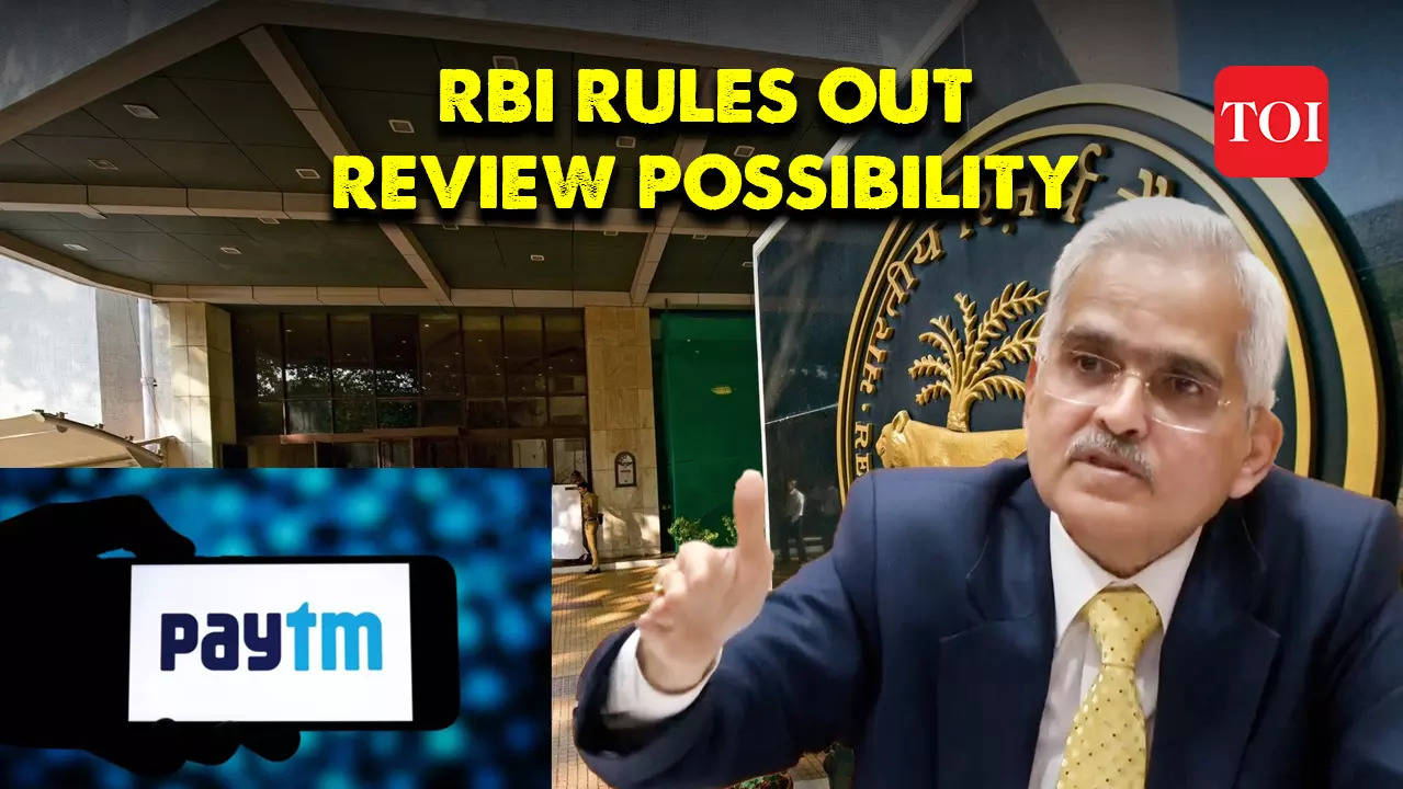 No Room For Review Of Action Taken Against Paytm Payments Bank Rbi Guv