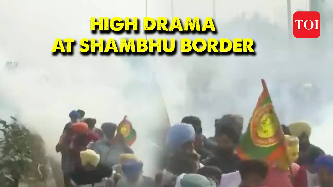 Breaking Disturbing Scenes Unfold At Shambhu Border As Police Deploy