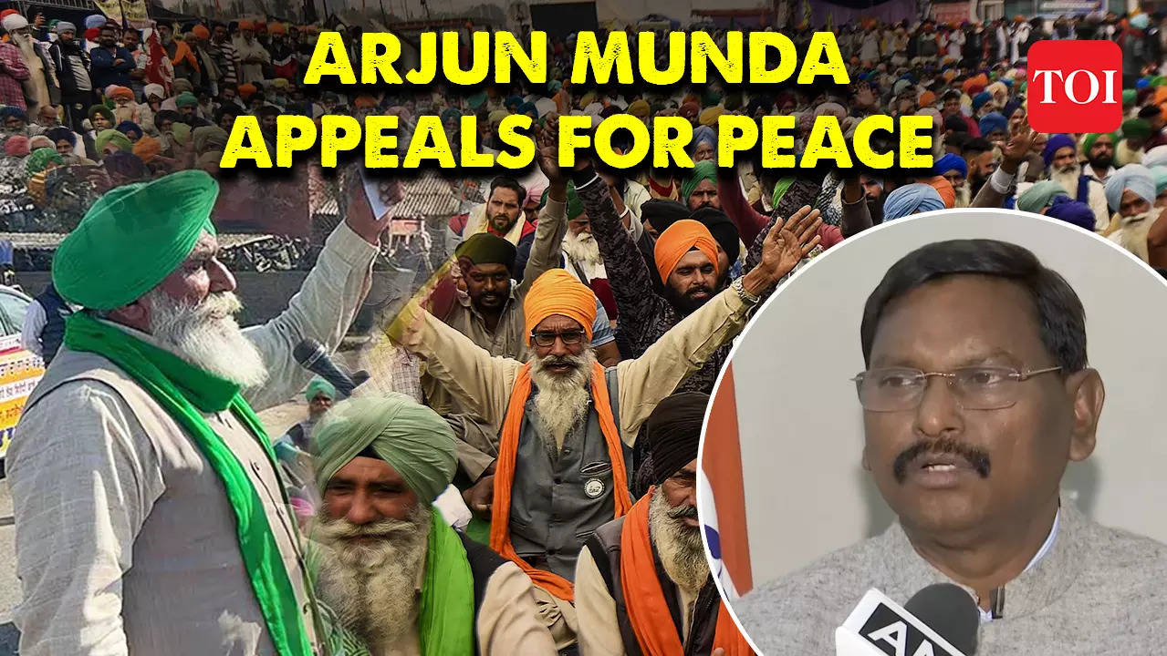 Union Minister Arjun Munda Appeals For Peace Ahead Of Farmers Protest