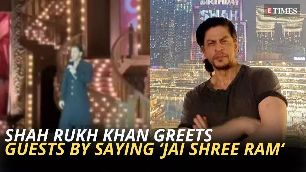 Shah Rukh Khan Chants Jai Shree Ram At Anant Ambani S Pre Wedding