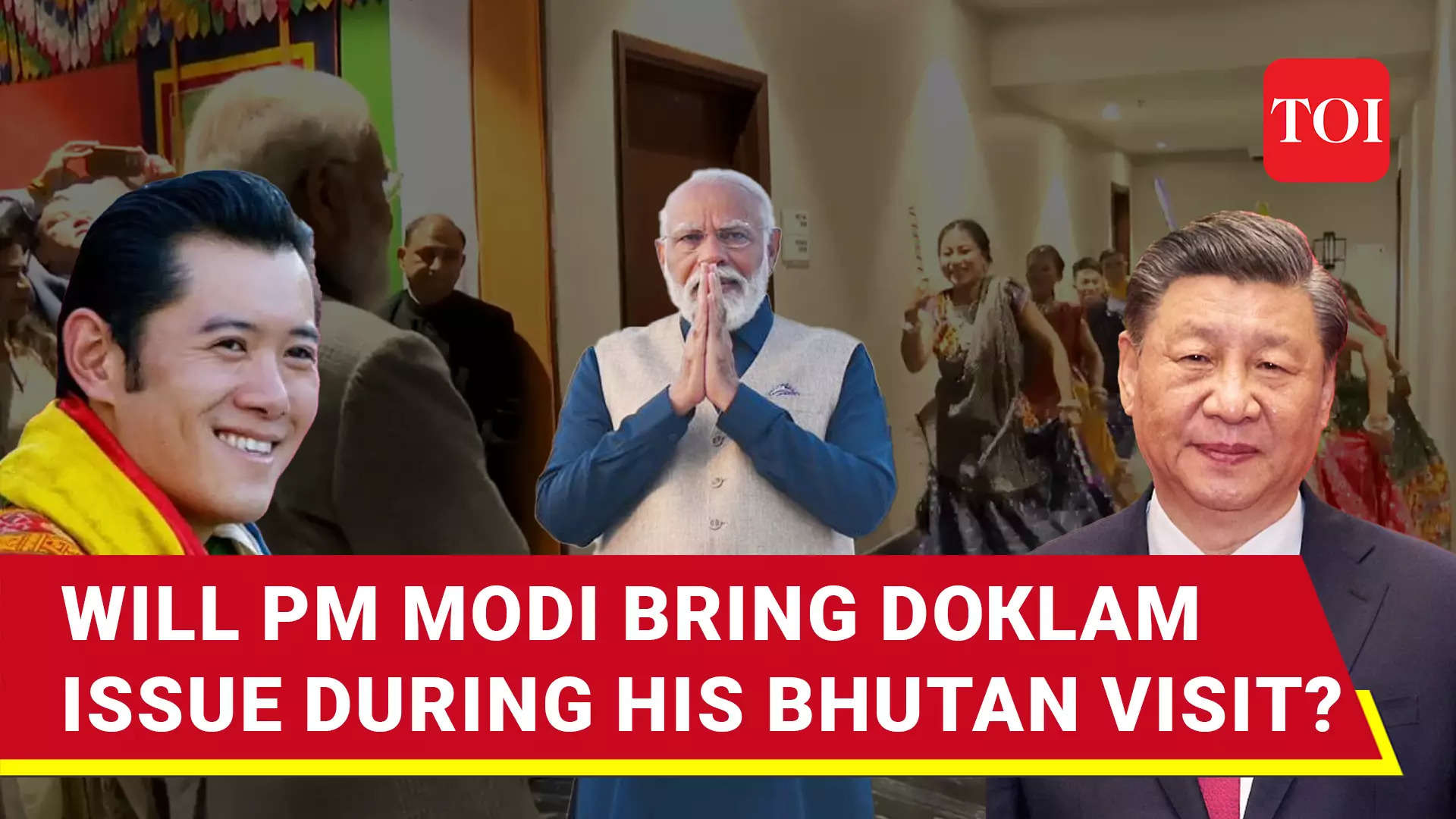 PM Modi Receives Grand Welcome In Bhutan