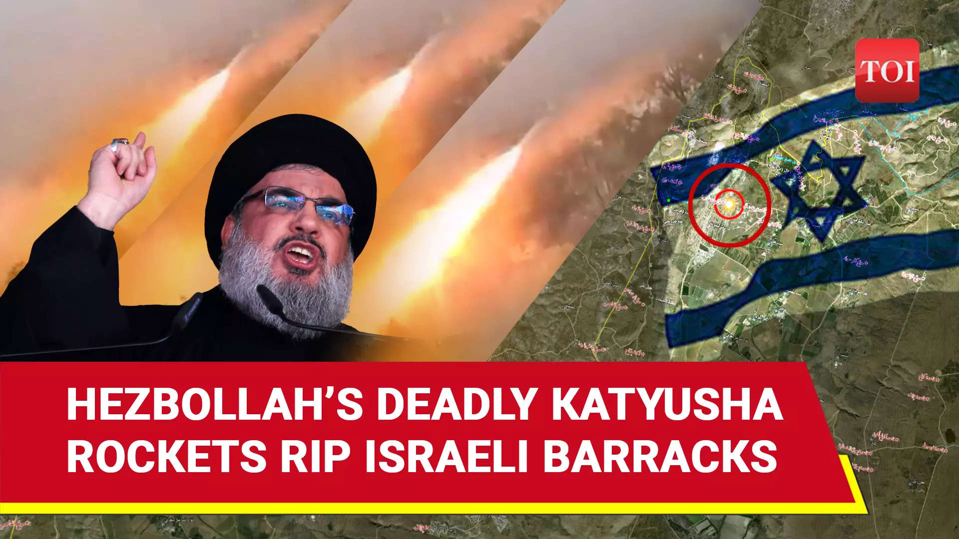 Hezbollah Hits Israeli Barracks With Katyusha Rocket Barrage After