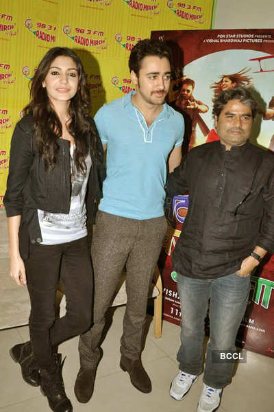 Anushka Sharma Imran Khan And Vishal Bhardwaj During The Promotion Of