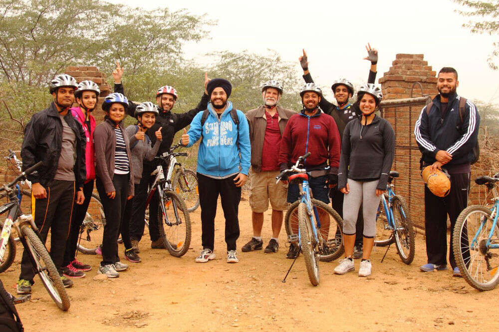 10 cycling hotspots in Delhi Asola forest ride2