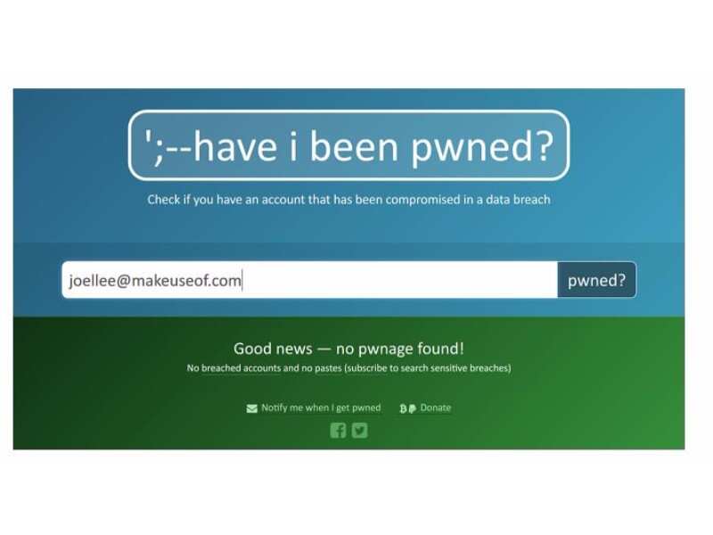 HaveIBeenPwned