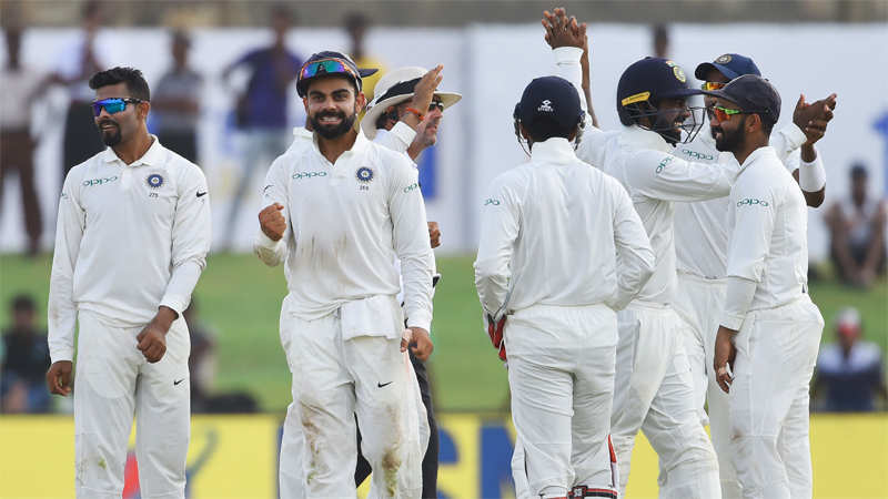 First Test India Crush Sri Lanka By Runs