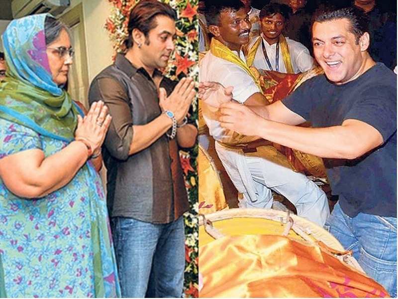 Ganesh Chaturthi Salman Khan S Ganpati Festival Pictures Over The Years