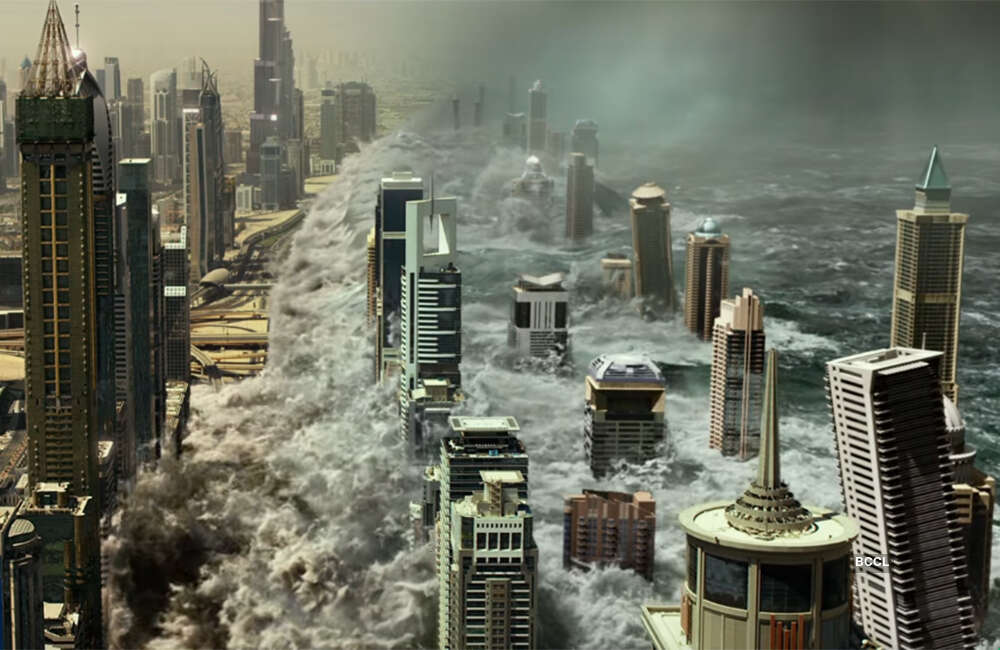 A still from Geostorm