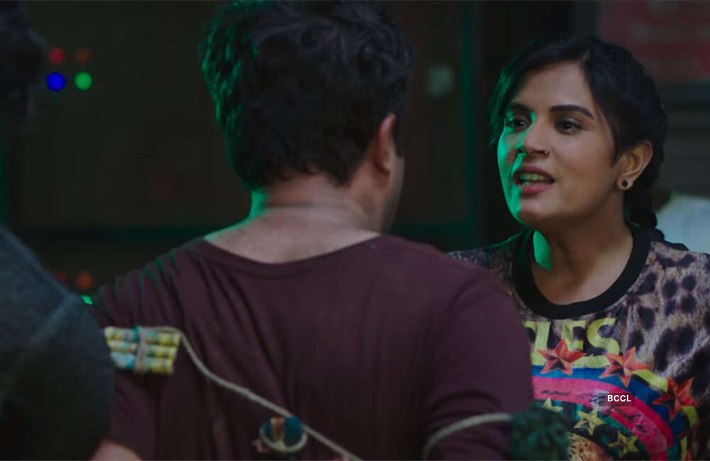 A still from Fukrey Returns