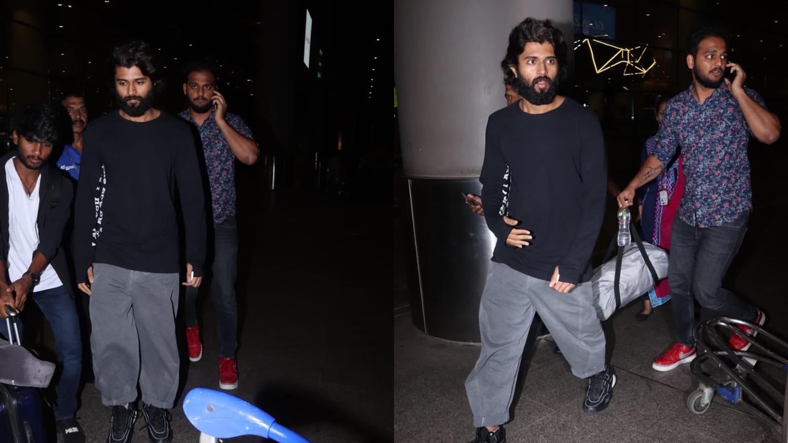 Telugu Superstar Vijay Deverakonda Gets Papped At Mumbai Airport