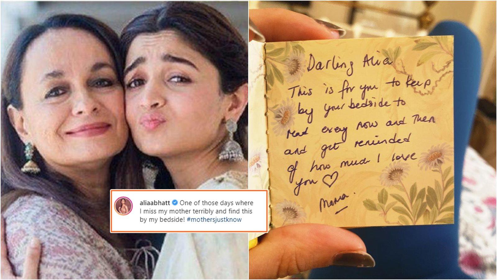 Alia Bhatt Shares The Sweetest Note Mommy Soni Razdan Wrote For Her