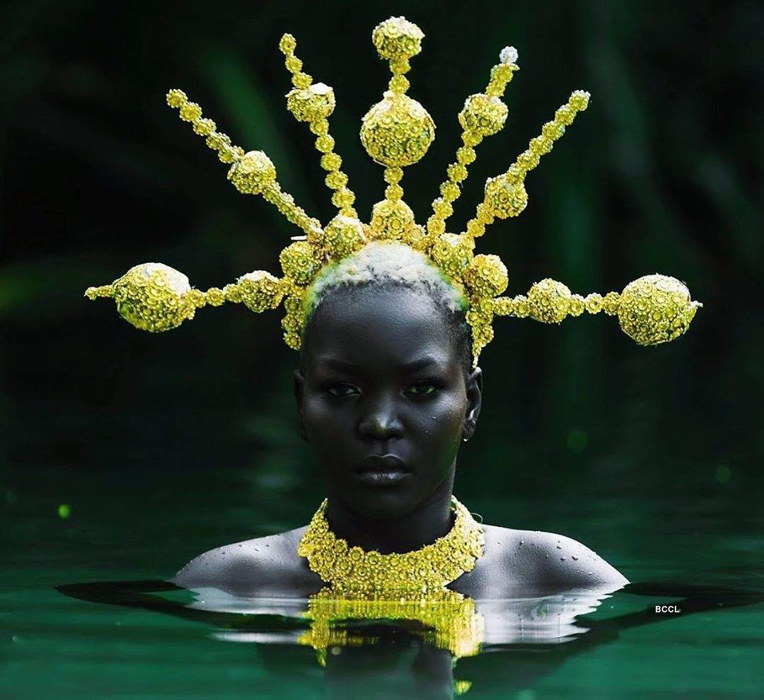 Sudanese Model Nyakim Gatwech Dubbed As Queen Of The Dark Becomes The