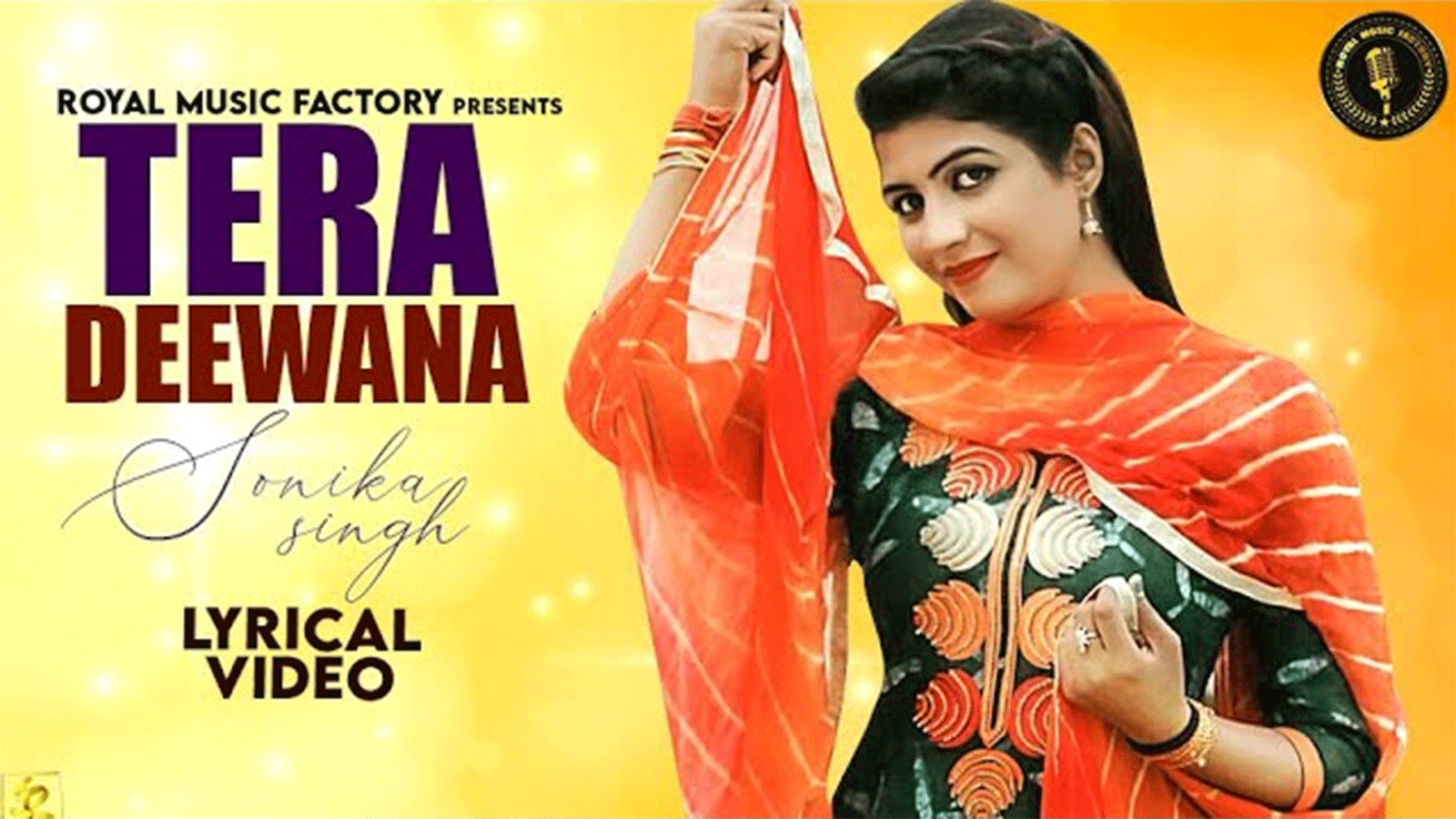 Watch Out Popular Haryanvi Song Lyrical Video Tera Deewana Sung