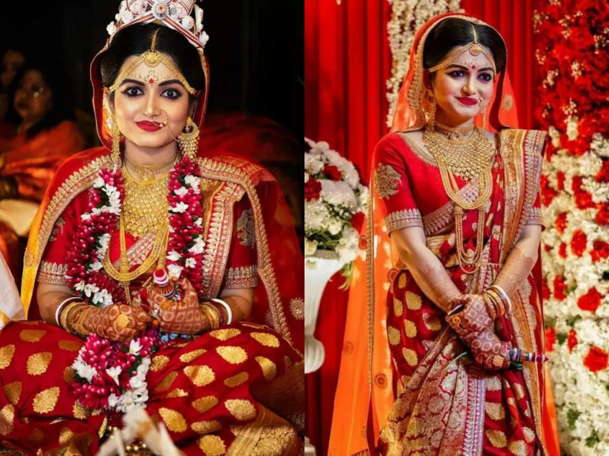 This Bengali Bride Wore The Prettiest Traditional 0254