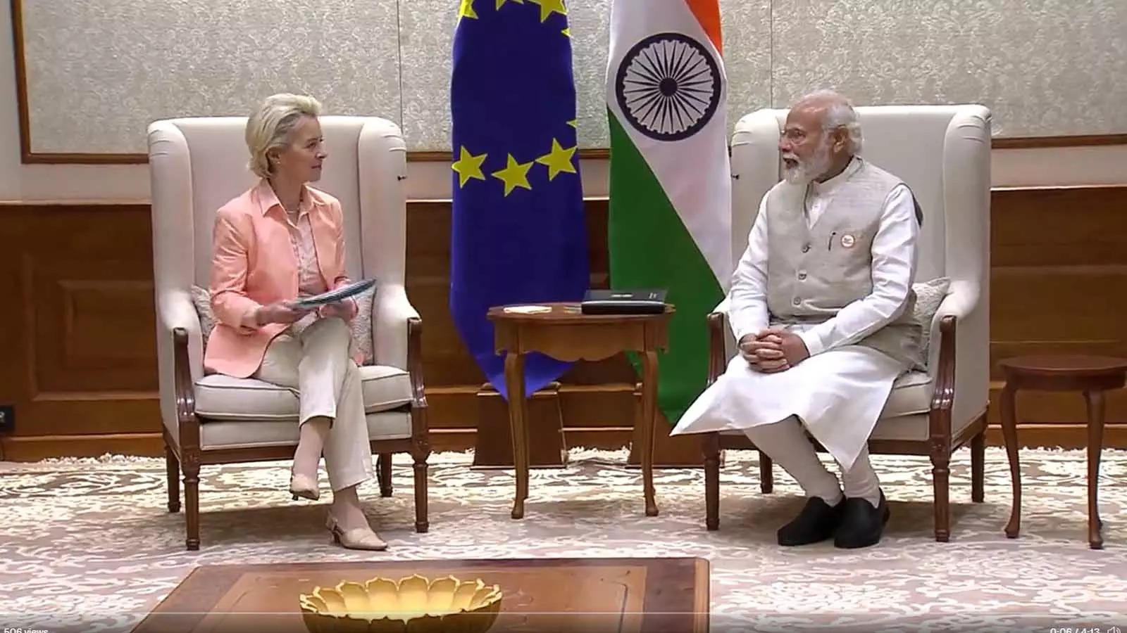 PM Modi Holds Talks With European Commission Chief Ursula Von Der Leyen