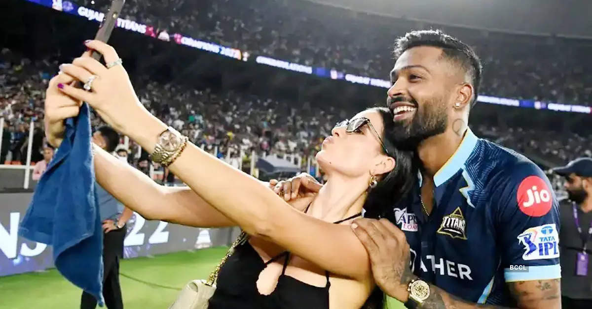 Hardik Pandya And Wife Natasa Stankovics Pictures Go Viral After Gujarat Titans Win IPL