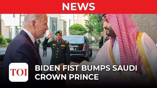 Joe Biden President Joe Bidens Fist Bump With Saudi Leader Draws Backlash