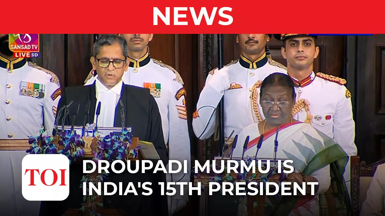 Watch Droupadi Murmu Takes Oath As India S 15th President