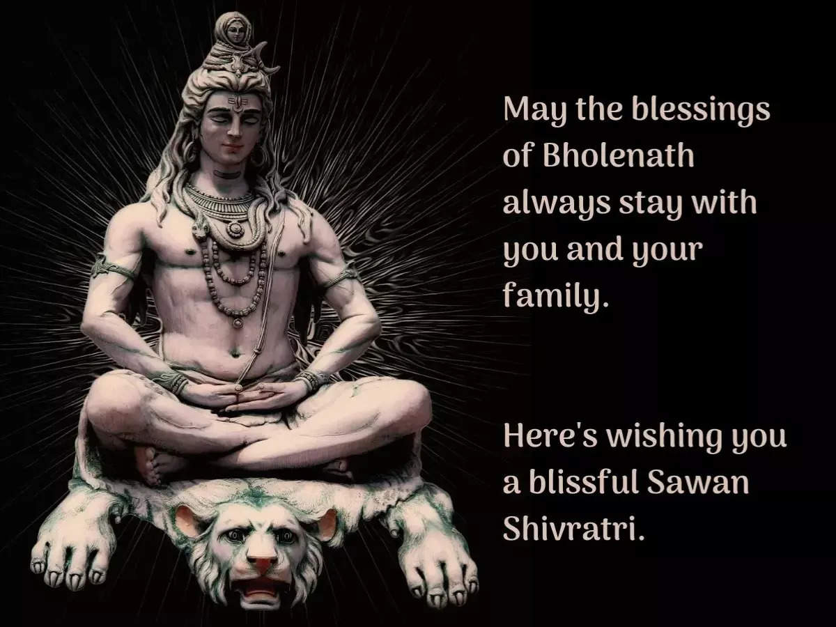 Happy Sawan Shivratri 2022 Wishes Messages Quotes 4807
