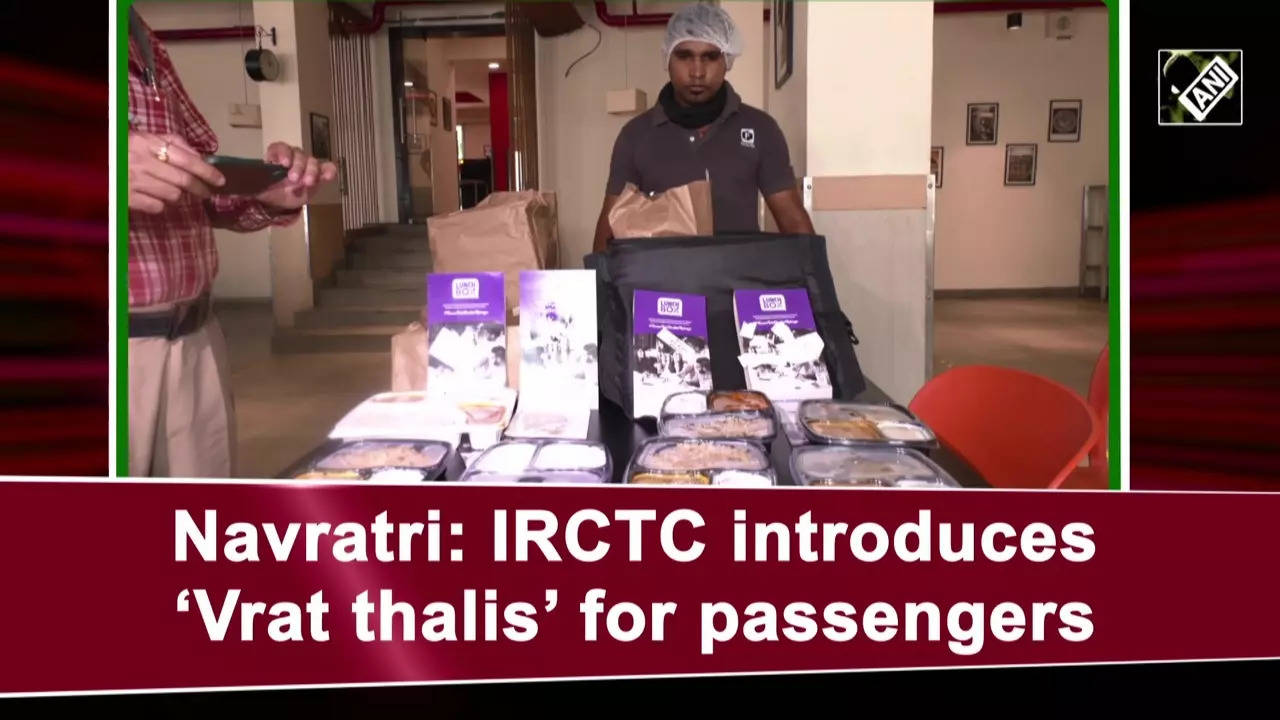 Navratri IRCTC Introduces Vrat Thalis For Passengers