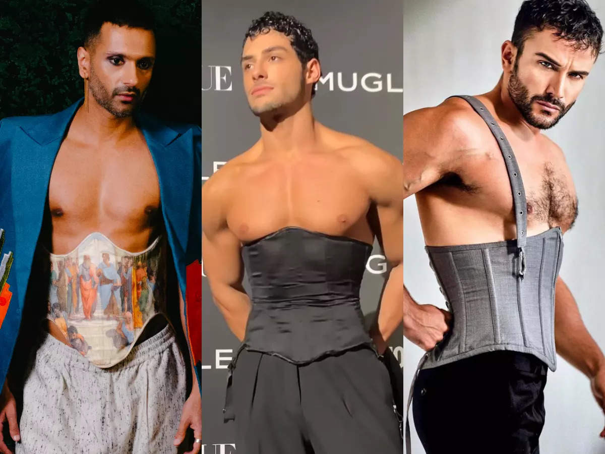 Corsets for men are having a moment in fashion