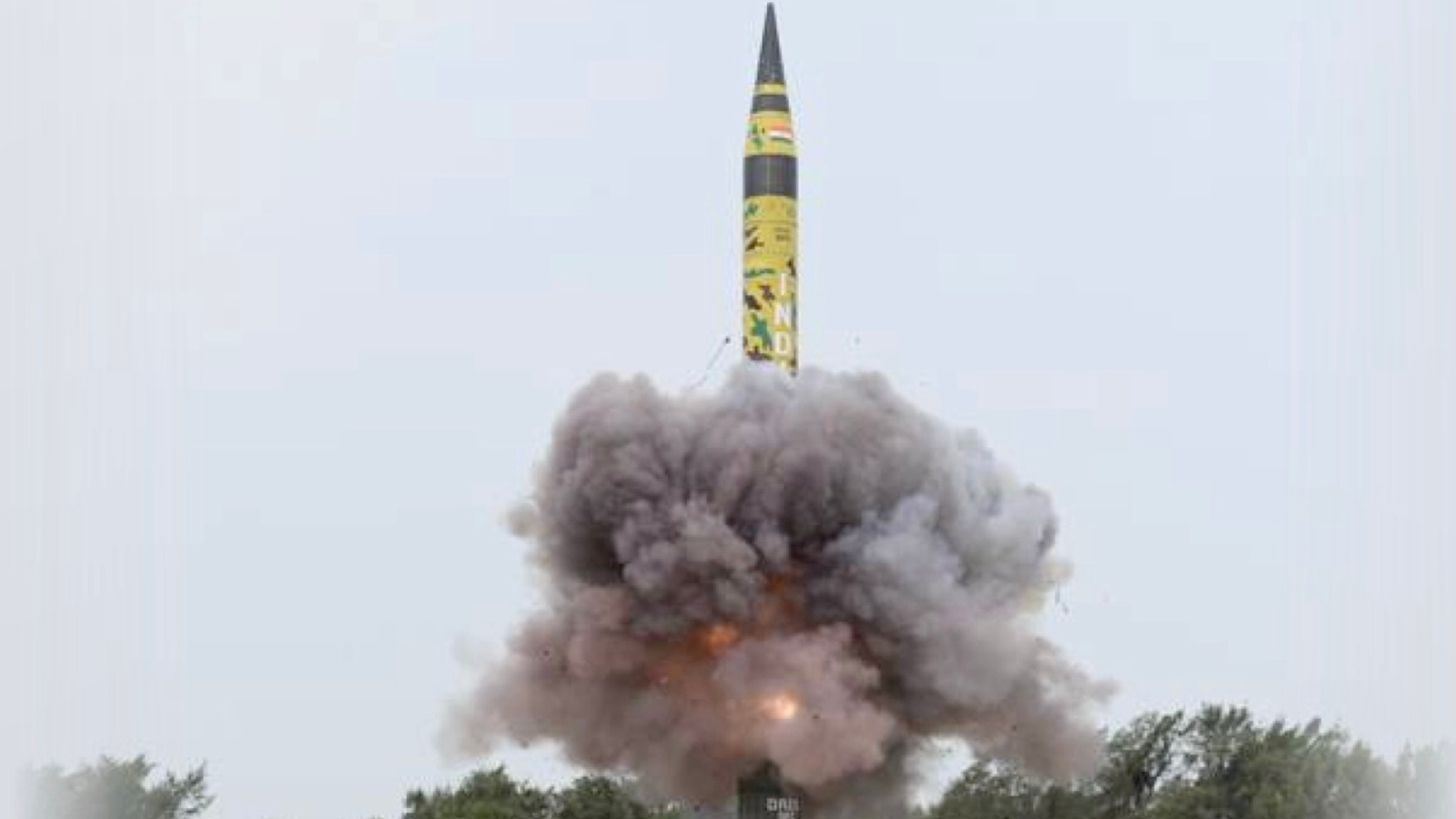 India Successfully Test Fires Nuclear Capable Agni Ballistic Missile